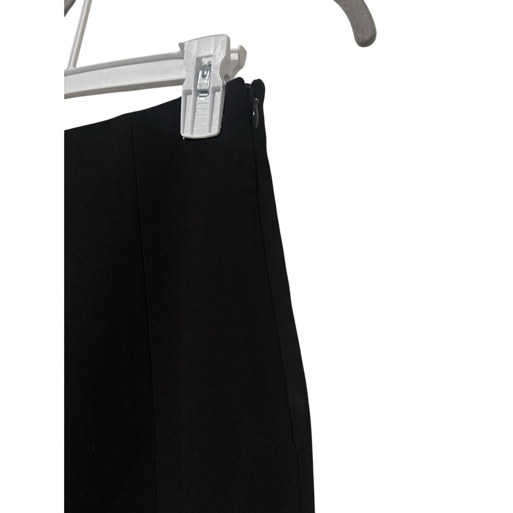 Babaton Aritzia Black Mini Skirt Women’s Size 4 Lined Side Zip Career Classic - Picture 3 of 10